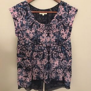 Rebecca Taylor 100% silk top